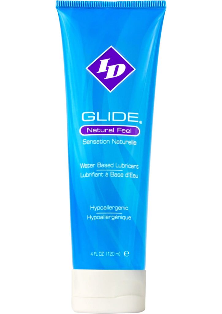 ID Glide provides you with all the slip you could ask for in a water-based lubricant! Use it during intimate moments between you and your partner for an exceptional sensual experience. Use it by yourself and delight in your own moments of bliss while kicking off some stress. Use it on your toys and enhance the sensation for a more enjoyable time. This lubricant is good to use in just about any sexual encounter you might find yourself in. Looking for the best water-based personal lubricant? Glide is by far the best water-based lube option for intimate moments.ID Glide is condom compatible as the formula it consists of was rigorously tested to ensure condom compatibility. Having been put through such thorough tests ensures that this lubricant won`t negatively affect latex-based or polyurethane products like condoms. This also means that it is safe to use with your favorite adult toys. Furthermore