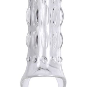 The Reversible Power Cage redefines versatility. This TPE power cage features large defined nubs to pleasure your partner during penetration. Flip the cage inside out and experience the textured surface yourself! TPE is stretchy