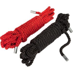 a set of 2 silky bondage ropes
