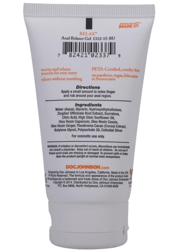 Get ready for anal fun! This innovative water-based formula delicately warms and relaxes anal muscles for easy entry. Perfect for both men and women alike