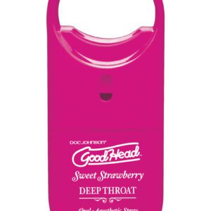 Take the job out of blow job! GoodHead Deep Throat Spray To-Go offers a delicious mild numbing agent with a simple spray. No gag reflex