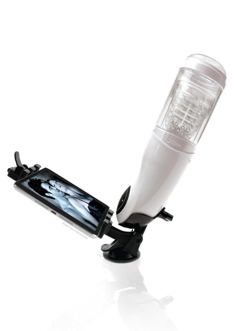 USB-RECHARGEABLE STROKERS EVER MADE! The Mega-Bator is the only hands-free masturbator in the world that does all of the work for you while you watch your favorite filth on your mobile device! No more pumping