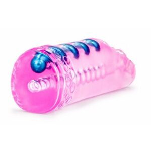 most intense thrust sessions.  Handcrafted from ultra soft X5 Plus TPE your shaft will be enveloped in a cloud of ecstasy. Five sensual pleasure pearls line the inside of this snug-fitting 5.5 long open-ended sleeve