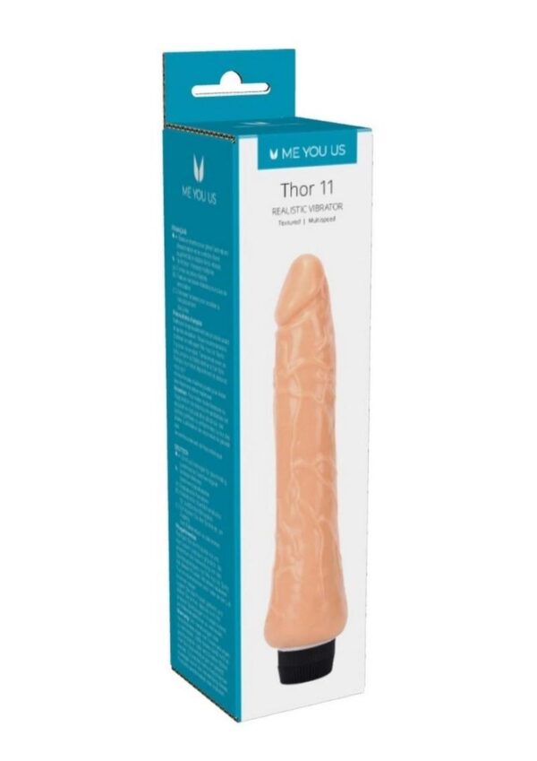 ME YOU US Thor 11 Realistic Vibrator 11in - Vanilla - Image 2