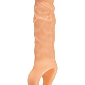 Double up on size and girth with this AMPED UP erection enhancer! Made of flesh colored TPR material