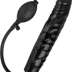 The Trinity Inflatable Dildo is designed to fulfill your ultimate desires! With each squeeze of the hand pump