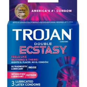 not the condom!    Different lubricants on the inside and outside of the condom help maximize the pleasure for each partner!