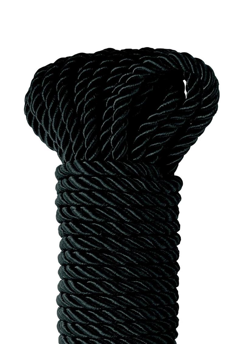 but long enough and durable enough for those who want to engage in Shibari-style rope bondage. The rope is 1/4 thick and 32 feet (9.75 m) long