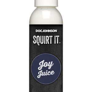 stay wet! Joy Juice is a special formulation created by Doc Johnson specifically for use with our Squirt It line of squirting pussy strokers. Joy Juice offers a uniquely lifelike color and consistency to complete your experience
