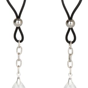 - Includes 2 fully adjustable nipple adornments - Soft and comfortable cinch design - Non-piercing