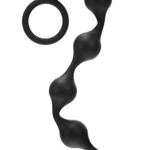 This toy has 5 beads that can be ed gradually for pleasure at your own pace. They are suitable for men or women and the sleek silicone feels amazing against your skin for a great first time anal experience. These anal beads come with a retrieval ring for quick safe removal. For incredible intensity pull them out them at the point of orgasm for an unforgettable feeling.Material: SiliconeMeasurements:-Length: 20.5cm -Girth: 7.75 cm-Weight: 62 grams