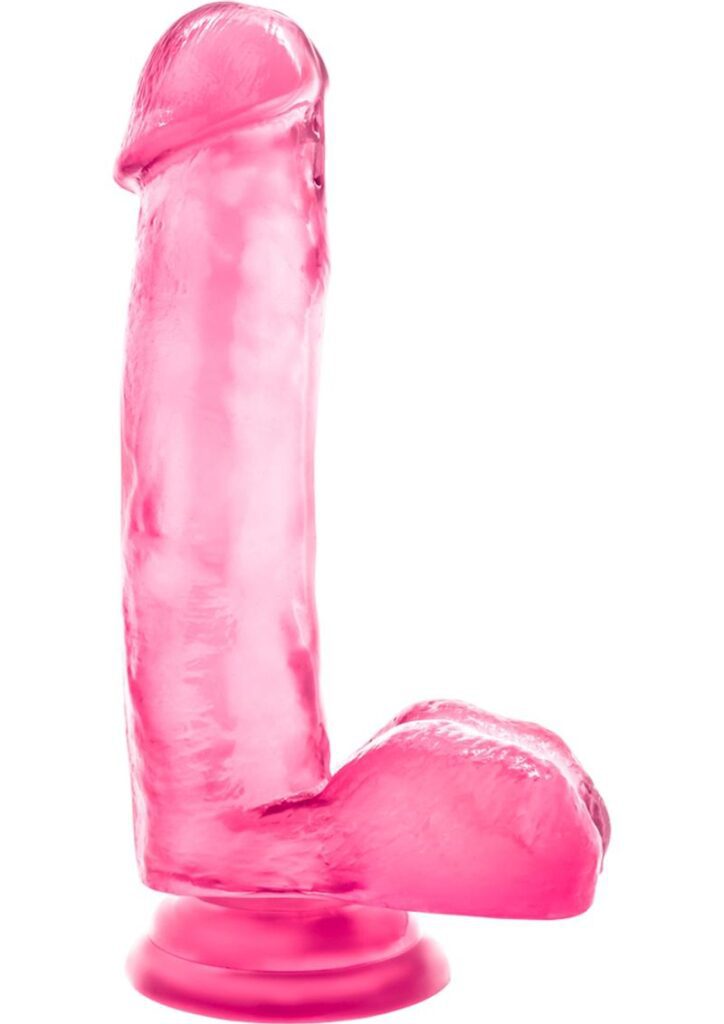 Get back to basics! Blush Novelties Sweet N` Hard 6 is a realistic dildo with a slight curve and a sturdy suction cup base that holds to any smooth flat surface for solo time. Or partner up for strap-on harness fun! Sweet N` Hard 6. The body`s slim shape and the head is tapered for easy ion. Made from latex and phthalate free PVC.- Realistic look and feel- Strong suction cup base- Great for both vaginal and anal play- Phthalate and latex free- Harness compatible- Flexible internal spine- Soft