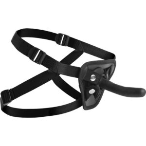 There is no better starting ground for beginners of pegging! Curious couples can take the exciting leap into strap-on play with confidence when they are equipped with a nonthreatening dildo and a sexy harness. Made of premium quality silicone