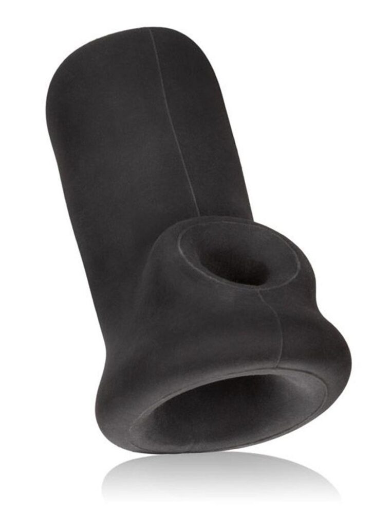 Added girth means added pleasure - you`ll find exactly what you need to fulfill your every sensual desire.    A perfect fit is all yours with this stretchy and comfortable delight.    As simple to dissemble as it is easy to use