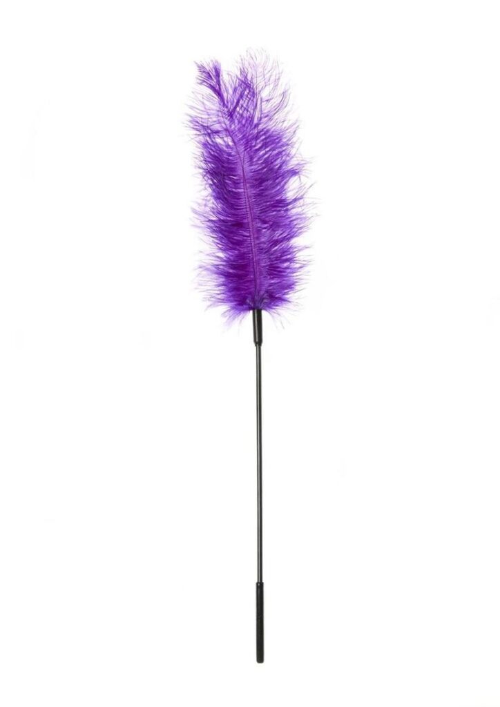 Find your partners special spot! Caress your lovers skin with a Body Tickler. Gently glide this 11.5 ostrich feather over their body to discover their most secret