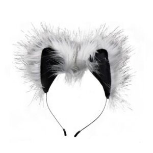 but not compatible with silicone lubricants. The adorable headband with matching ears will complete your ensemble. Stalk your prey or crawl around like the perfect pet when you turn into a gorgeous grey wolf!Measurements: 23.5 inches in total length.Tail is 19 inches in length.Plug is 4.5 inches in total length
