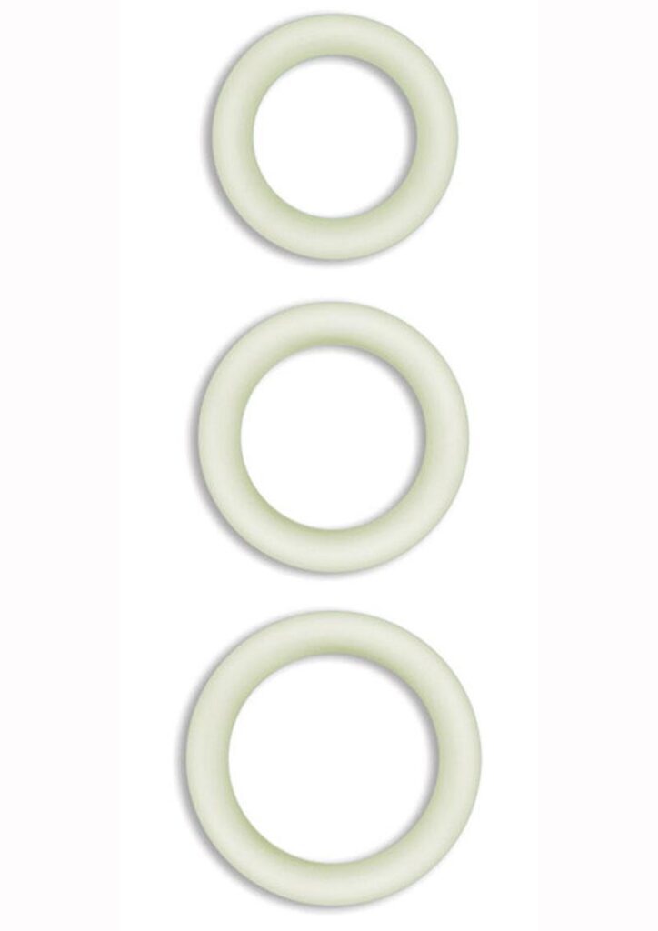 Firefly Halos are glow-in-the-dark cock rings made of soft and stretchy silicone for a snug and comfortable fit