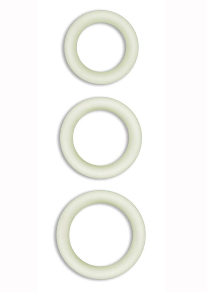 Firefly Halos are glow-in-the-dark cock rings made of soft and stretchy silicone for a snug and comfortable fit