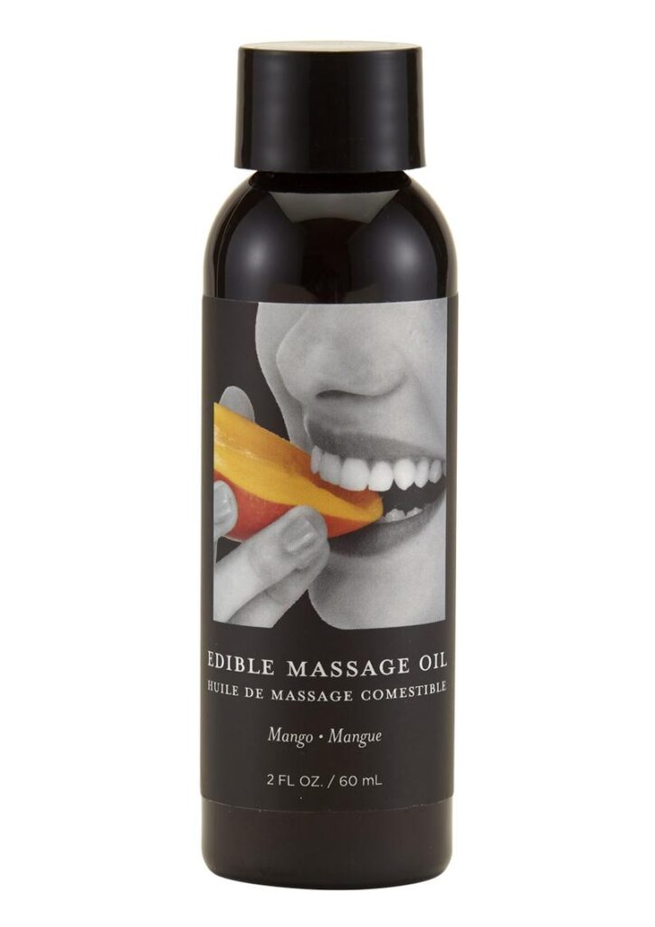 this massage oil is ideal for a back rub with a bit of flirtatious flavor.  KEY BENEFITS:  Provides slick