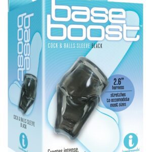 with perennial pressure and shaft-hugging support.  In body-safe TPE.    Base Boost is the best of both worlds.  It grips your cock at the base for a stronger erection and adjusts it upward for that cool porn-star look.  It`s perineal pressure adds to your rigidity and length