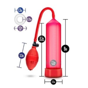 this Performance Pump is easy to clean. It also comes with a Stay Hard Cock Ring to enhance your playtime. Most importantly