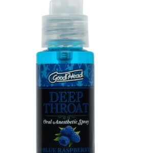 Go down easier. GoodHead Deep Throat Spray mildly numbs the back of the throat and suppresses the gag reflex to allow deep oral penetration without discomfort. This functional