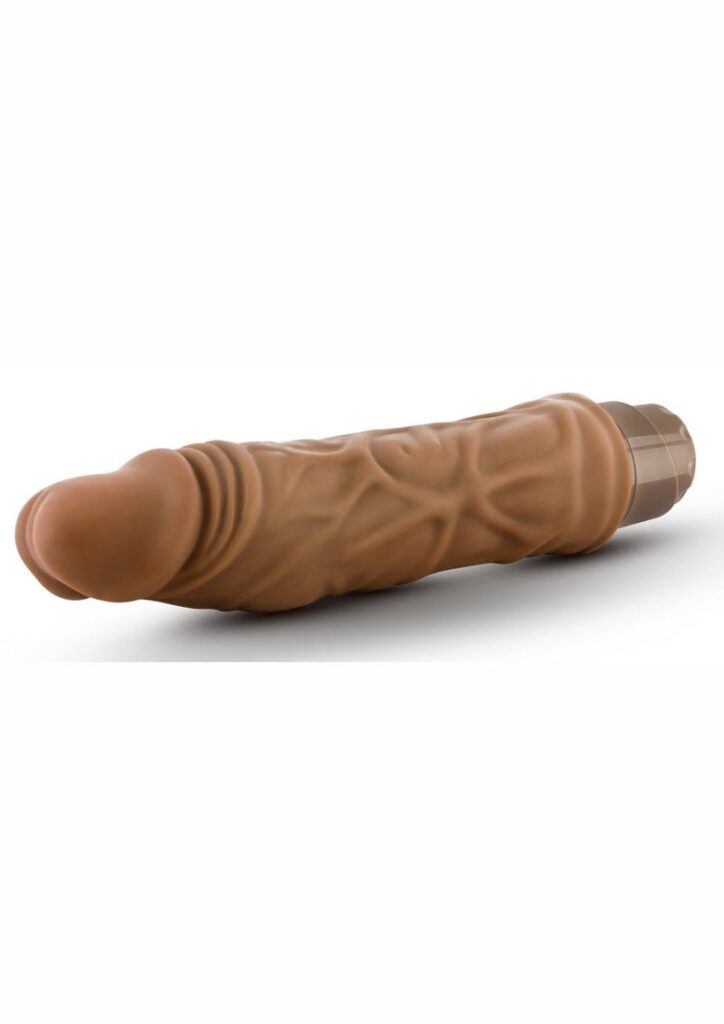 The doctor is in! Dr. Skin Cock Vibe 10 is a realistic vibrating dong with a veiny