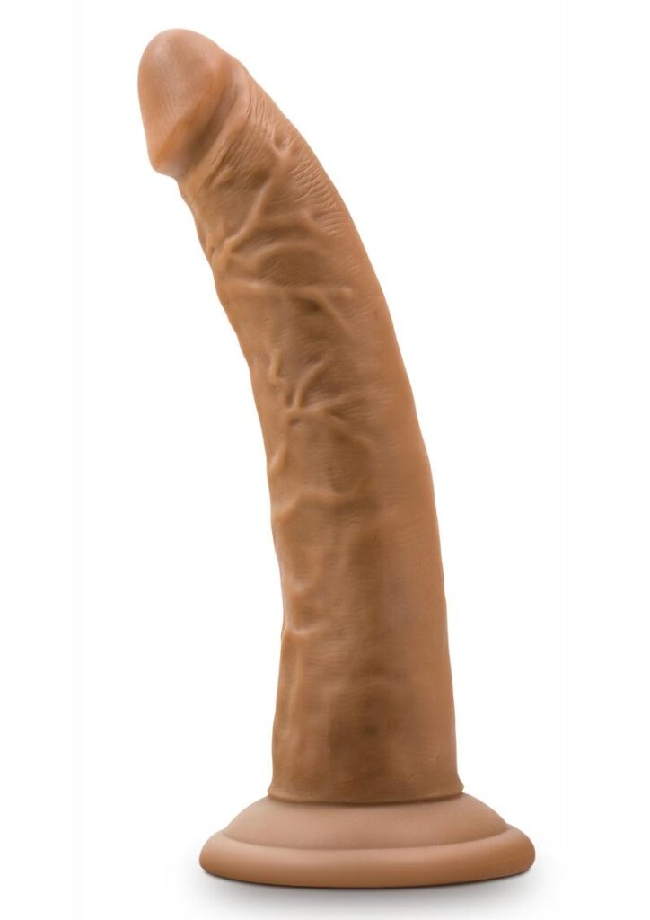 The doctor is in! The Dr. Skin 7 inch Realistic Cock is a realistic dildo with a sturdy suction cup base that holds to any flat surface for solo time. Or partner up for strap-on harness fun! This Dr. Skin Realistic Cock is made of safe and soft PVC. It contains no phthalates