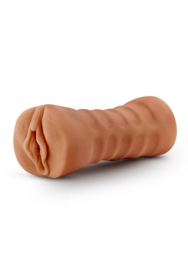 and ready to play. This realistic stroker`s canal is filled with sensational textures. It comes with a vibrating bullet