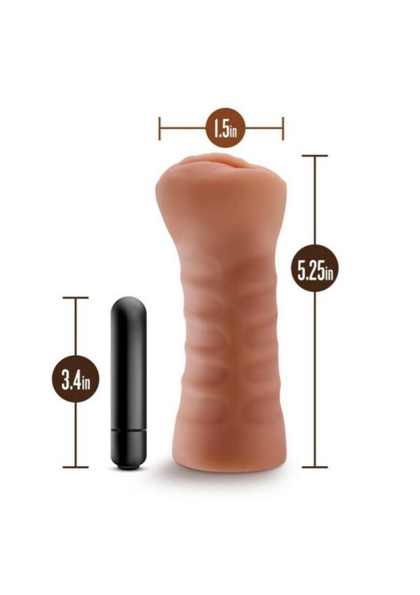 to enhance sensation as you stroke. Open-ended and easy to clean