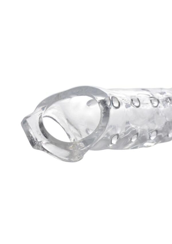 and sensitivity! Gain three inches of solid length and about an inch of girth with this penis enhancing sleeve! The firm