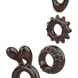 Cock rings slide to the base of the penis to create stronger