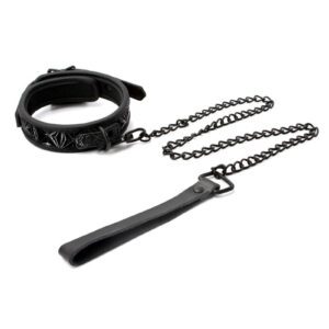 Add a spark of excitement to your play time. adjustable collar and leash. Designed for extended wear. Made of vinyl