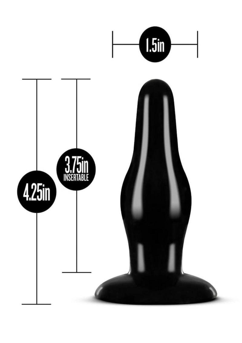 Anal Adventures Pleasure Butt Plug - Black - Image 4