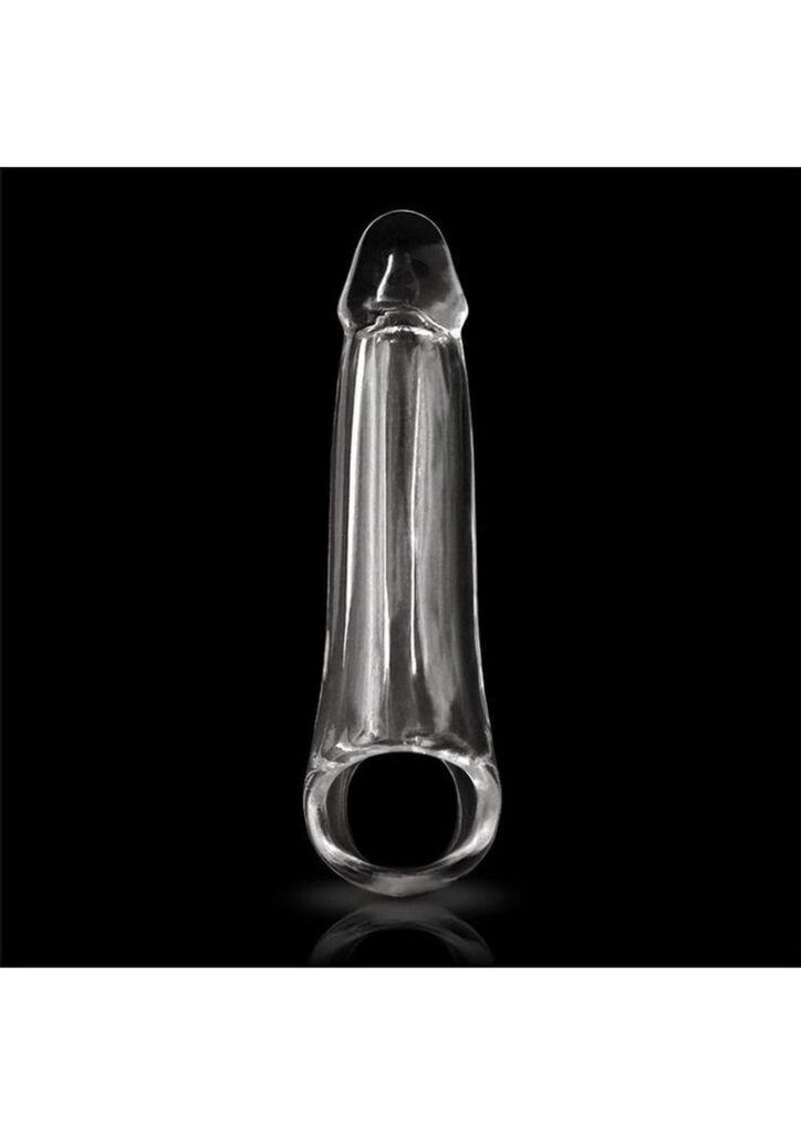 Renegade`s clear penis extension provides enhanced visual excitement