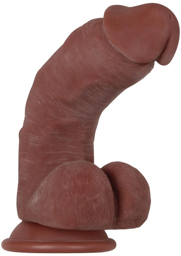 This poseable `Real Supple` extra-thick dildo is perfect for realistic hands-free play with its powerful suction cup base and life-like material.The super-soft and pliable `Real Supple` is squishy and yielding to the touch while the bendable shaft can be fixed in any direction or curve with its poseable inner steel rod.Enjoy he sculpted phallic head