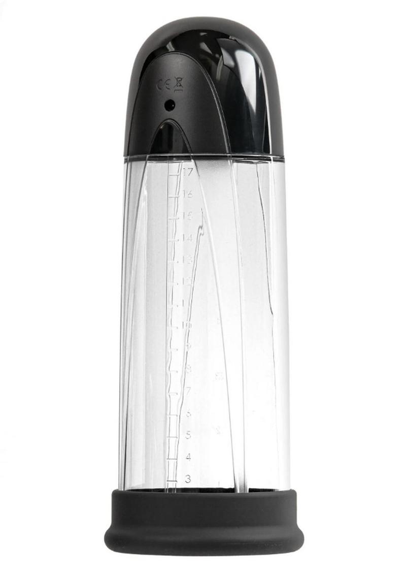 VeDO Pump Rechargeable Silicone Vacuum Penis Pump - Just Black - Image 3