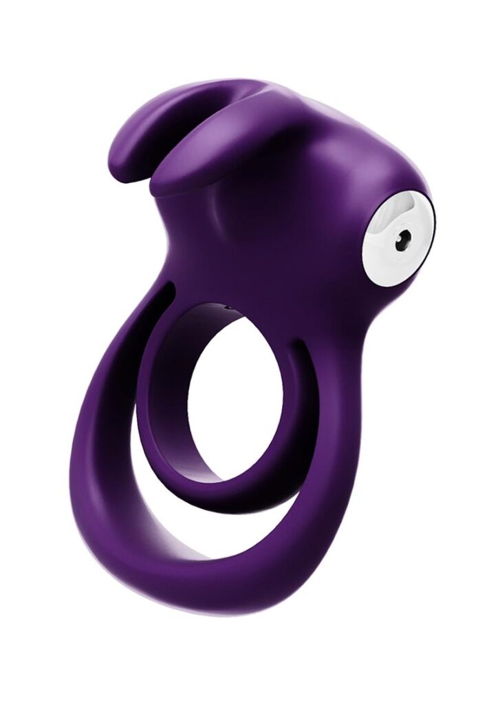 Thunder Bunny rechargeable vibrating ring hops into action with its super powerful motor and 10 vibration modes. Designed to help him stay harder