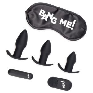 Explore the world of anal play with this Backdoor Adventure Set! This kinky kit includes a trio of graduated butt plugs