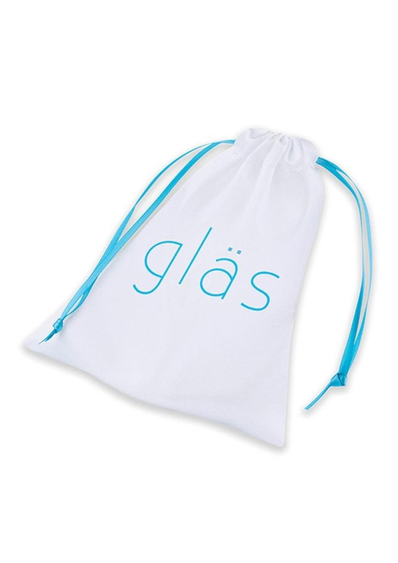 Glas Jewel Anal Plug - Clear/Purple - Image 4