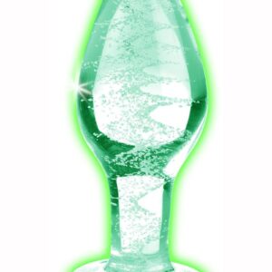 Make your booty glow with this glow-in-the-dark anal plug! These luminous butt plugs feature a swirling pattern of green to light up your backdoor during your nocturnal activities