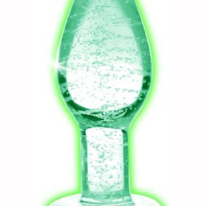 Make your booty glow with this glow-in-the-dark anal plug! These luminous butt plugs feature a swirling pattern of green to light up your backdoor during your nocturnal activities