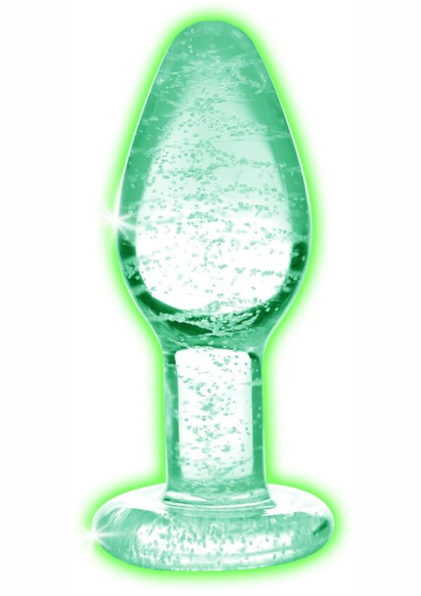 Make your booty glow with this glow-in-the-dark anal plug! These luminous butt plugs feature a swirling pattern of green to light up your backdoor during your nocturnal activities