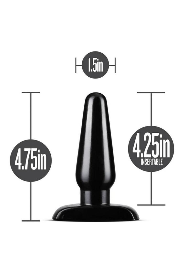 Anal Adventures Basic Anal Plug - Medium - Black - Image 4