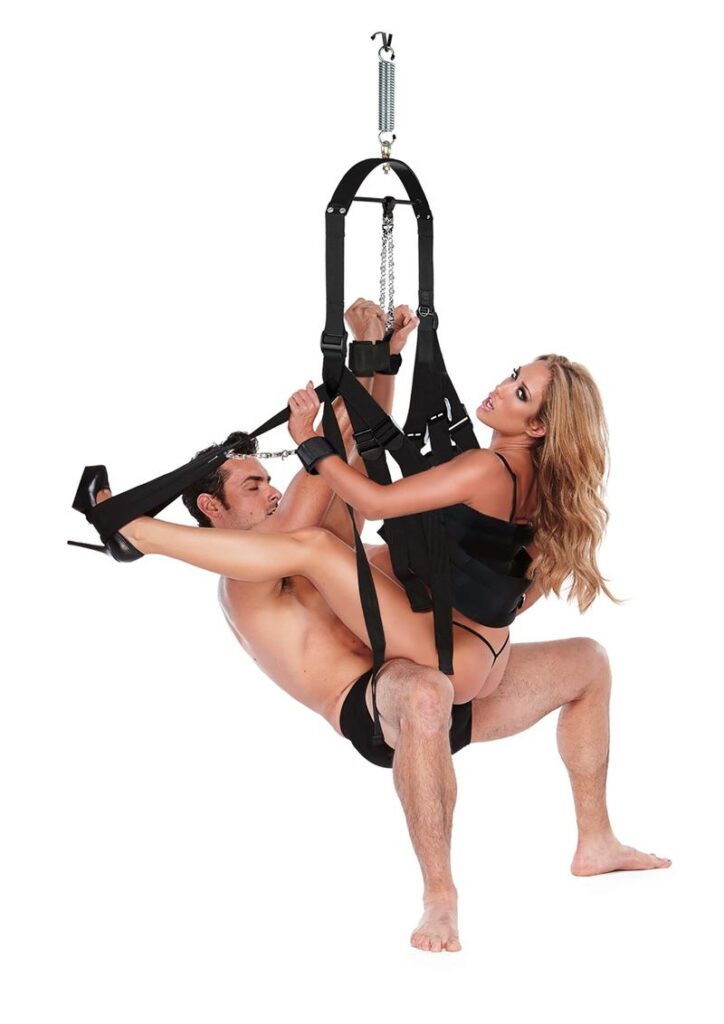 Strap in for a wild time with the Bondage Pleasure Swing