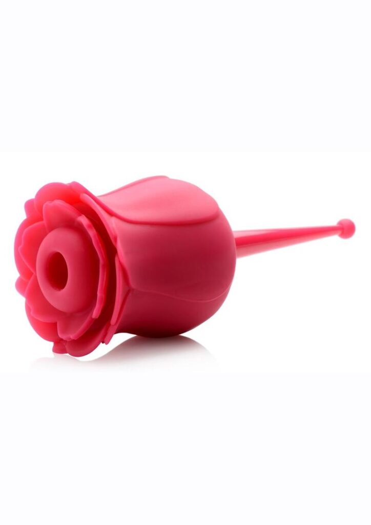 Explore your sexuality with this handy little flower! Bloomgasms Sucking and Vibrating Rose is built for teasing and pleasing - the powerful air pulsing from center of this flower is designed to stimulate your clit or nipples