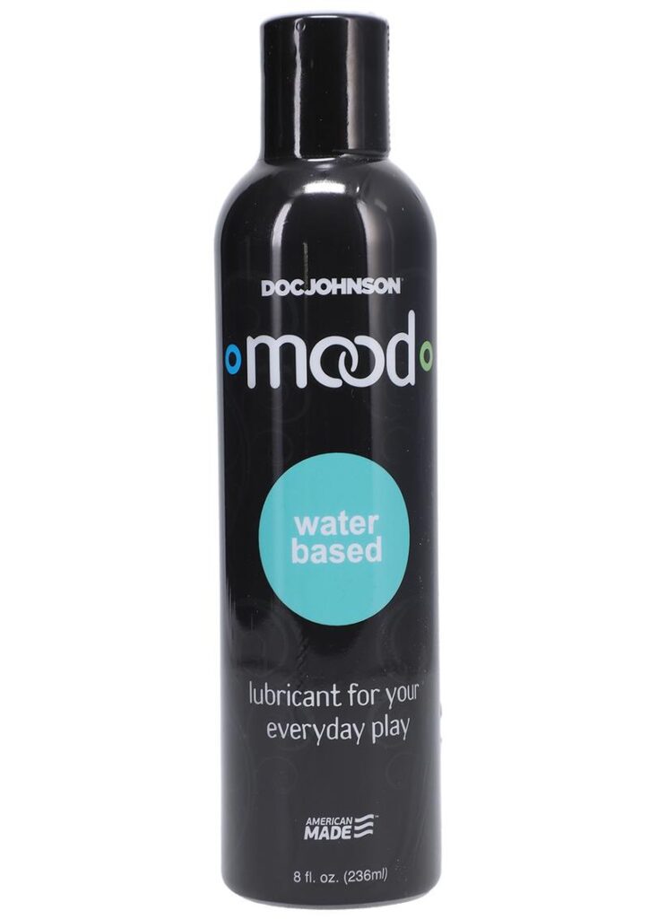 and with any type of material and toys. Part of the popular line of Mood Lubes
