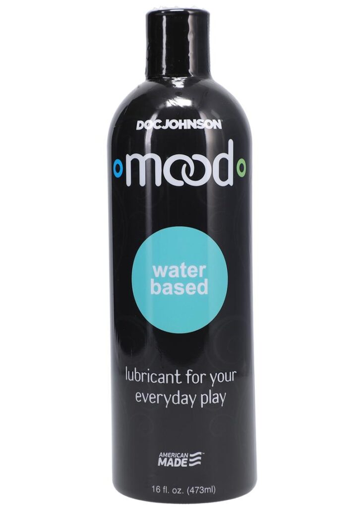and with any type of material and toys. Part of the popular line of Mood Lubes