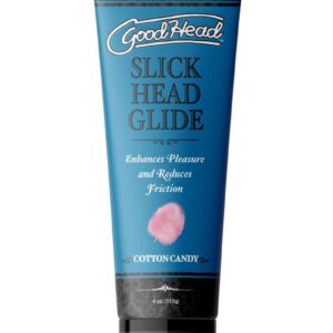 GoodHead Slick Head Glide Water Based Flavored Lubricant Cotton Candy 4oz - Bulk