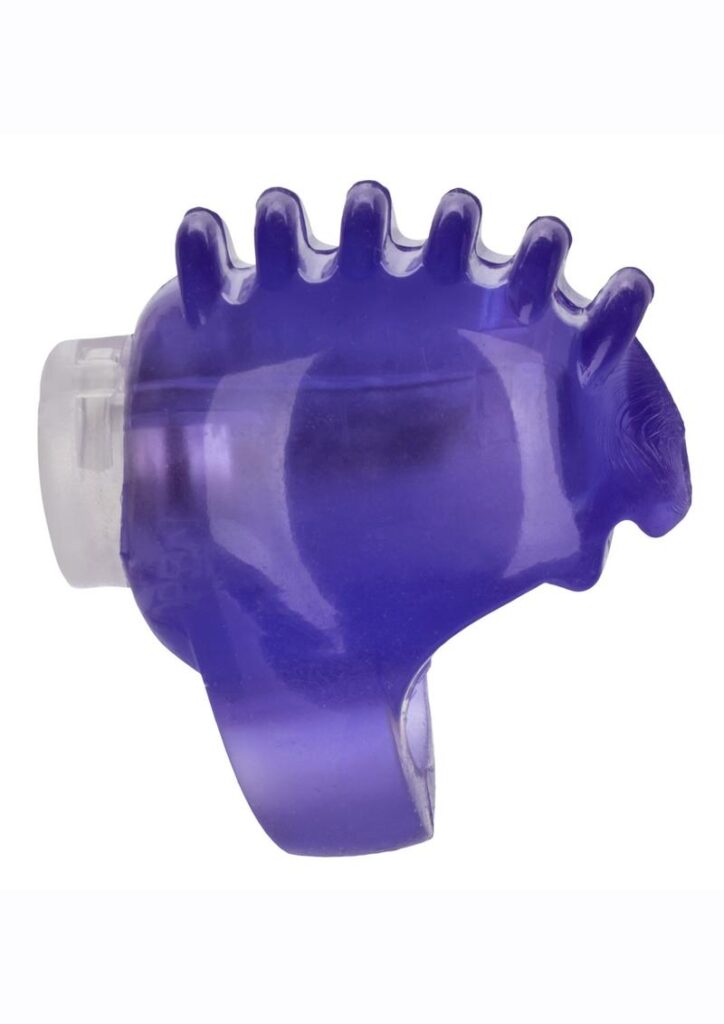 Vibrating finger teasers. Stretchy and comfortable vibrating finger teaser. Slip onto your finger for enhanced foreplay. Body-safe material. Batteries included.